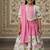 Pink rose print lehenga
