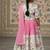 Pink rose print lehenga