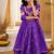 Purple lehenga choli set