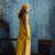 Golden pure satin with handloom weaving silk blend saree festival wear saree