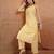  women ethnic motifs embroidered  cotton kurta with trousers
