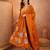  women floral printed regular  cotton kurta with trousers & with dupatta