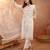  women floral embroidered regular thread work kurta with trousers & with dupatta
