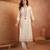  women floral printed regular thread work  cotton kurta with trousers & with dupatta