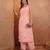  women ethnic motifs embroidered regular thread work  cotton kurta with palazzos