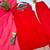 red color designer embroidery work faux georgette kurti palazzo set