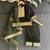 Bottle green embroidered velvet kurta set