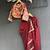 Maroon red brocade draped skirt set