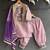 Lavender embroidered cotton silk kurta set
