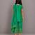 Green embroidered chanderi kurta set