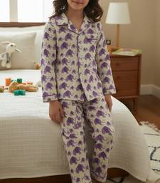 Elephant printed night suit