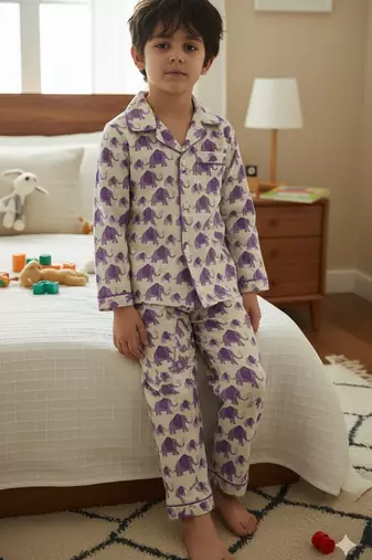 Elephant printed night suit