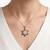 925 Sterling Silver Star of David CZ Hexagram Pendant Necklace  Set for Women