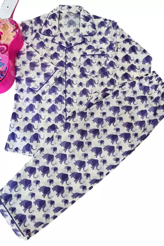 Elephant printed night suit