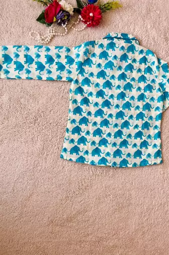 Printed night suit
