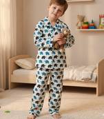 Blue elephant night suit