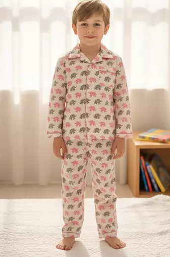 Pink night suit