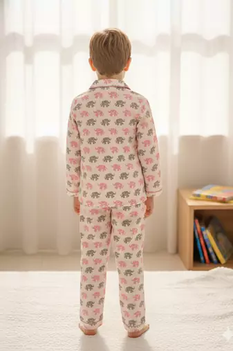 Pink night suit