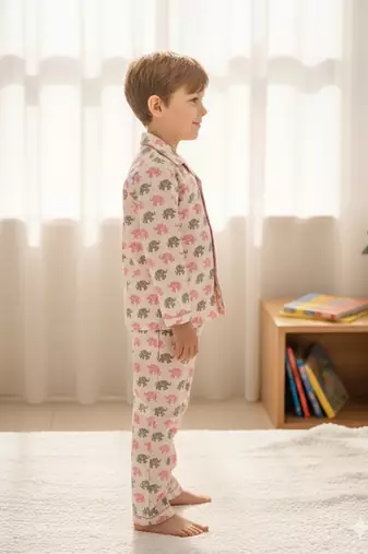 Pink night suit