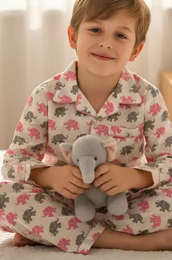 Pink night suit