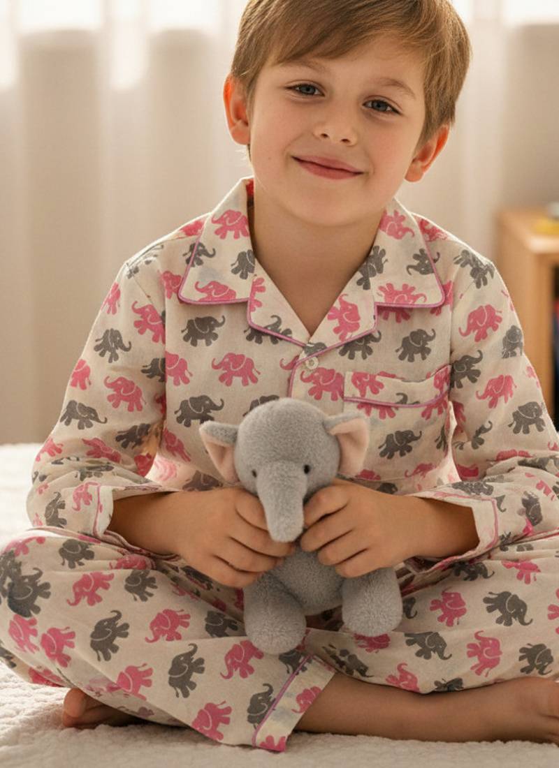 Pink night suit