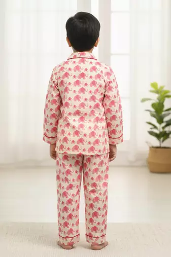 Peach night suit
