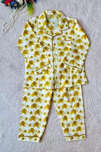 Mustard night suit