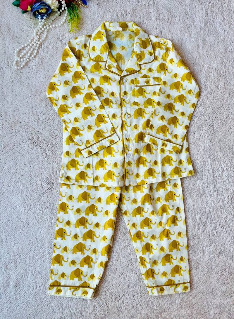 Mustard night suit