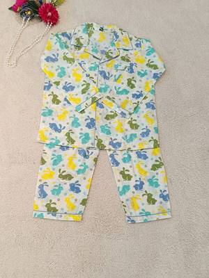 Rabbit print night suit 1
