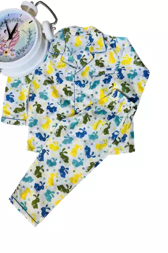 Rabbit print night suit