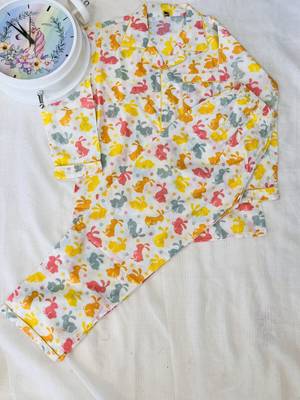 Yellow rabbit night suit 2