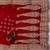 red color sequance and dori embroidery work lace border silk blend saree