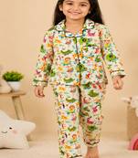 Multicolor animal night suit