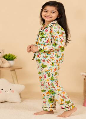 Multicolor animal night suit 3
