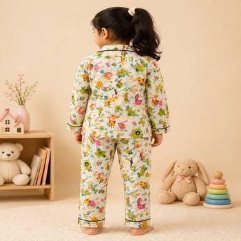 Multicolor animal night suit 4