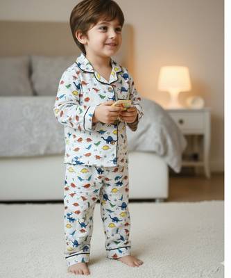 Dinasour printed night suit 1