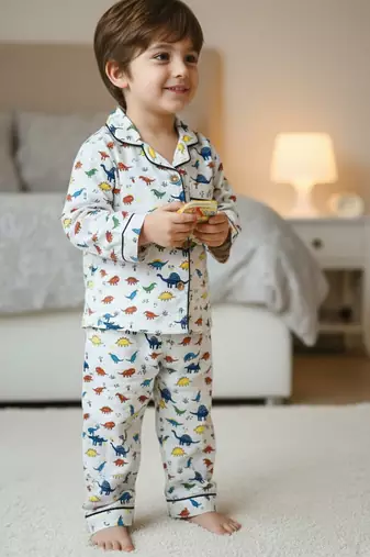 Dinasour printed night suit