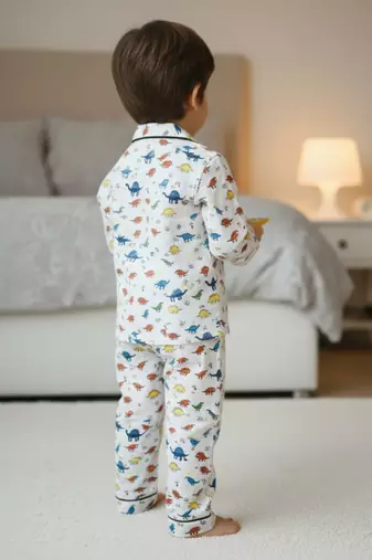 Dinasour printed night suit