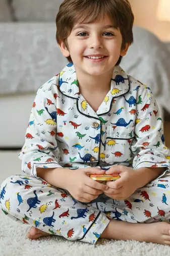 Dinasour printed night suit
