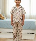 Dino print night suit