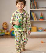 Green peppa pig night suit