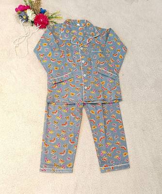 Grey butterfly night suit 3