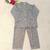 Grey butterfly night suit
