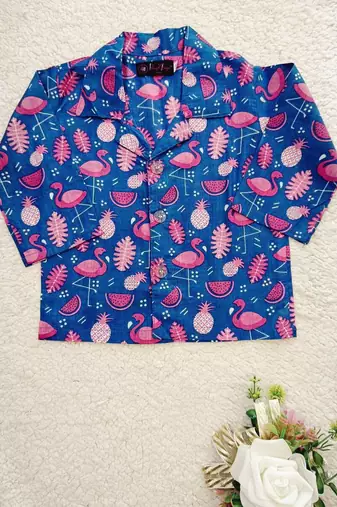 Pink flamingo night suit