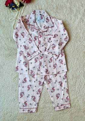 Unicorn printed night suit 1
