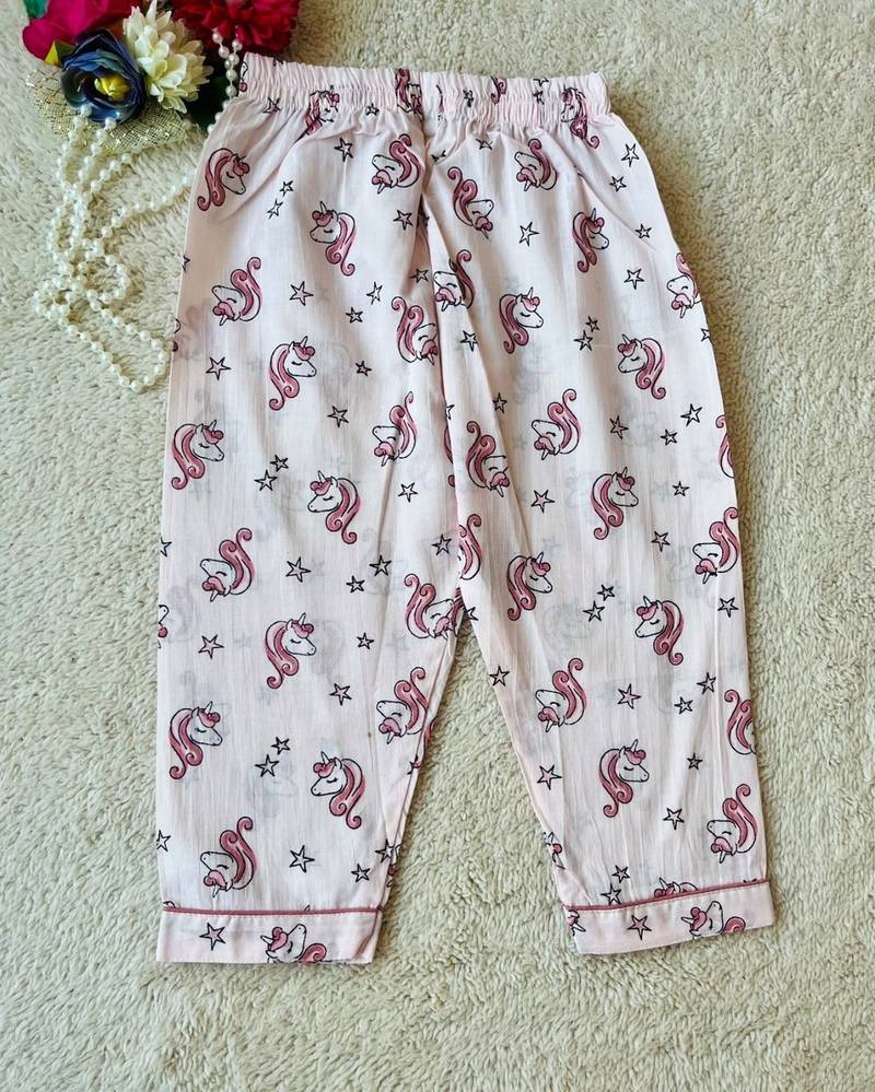 Unicorn printed night suit