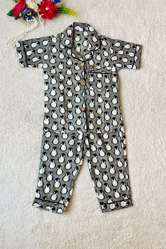 Penguin printed night suit