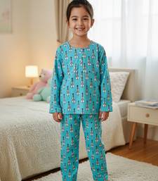 Guitar printed night suit