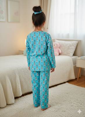 Guitar printed night suit 2