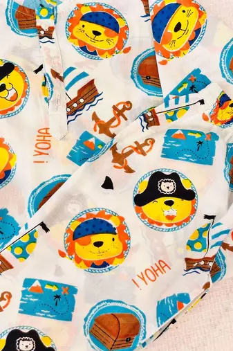 Cat printed night suit